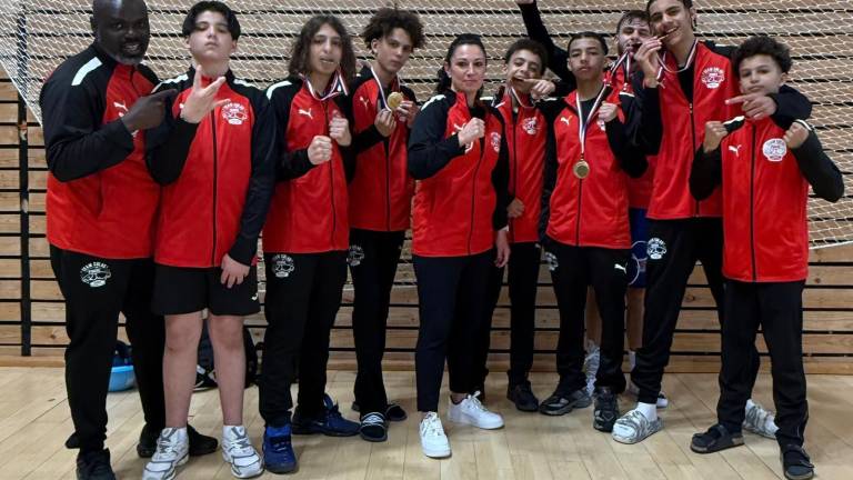 La Team Colas Istres Boxing Club au complet après La Team Colas Istres Boxing Club au complet après