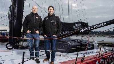 Corentin Hoareau et Yoann Richomme auront une année chargée. PHOTO DR/Eloi Stichelbaut / PolaRyse