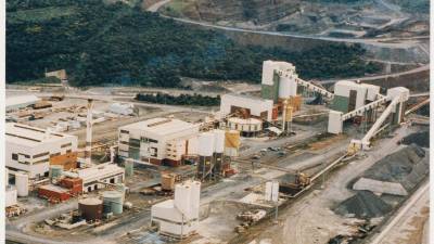 La mine d’uranium a été mise en service en 1977, 20 ans après la découverte des gisements. Elle a été exploitée jusqu’en 1997. PHOTO Inventaire général Région Occitanie - ORANO